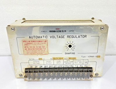 NISHISHIBA ELECTRIC VZRAB-1S (P) AUTOMATIC VOLTAGE REGULATOR