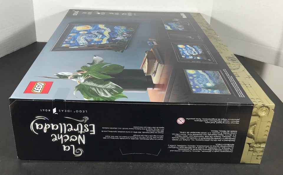 乐高 VINCENT VAN GOGH - The Starry Night 21333 艺术品 密封 * 盒子损坏 * 全新 — 第 4/4 张图片