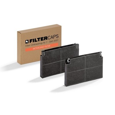 Aktivkohlefilter EFF55, Ersatz von FILTERCAPS, passend für Zanussi-Geräte