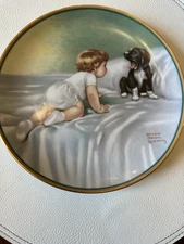 Bessie Pease Gutmann Collectors Plate "Who's Sleepy" Hamilton 1985 Pre-owned