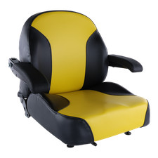 Zero Turn Mower Seat W/ Arm Rests And Slides Cub Cadet, Hustler, John Deere