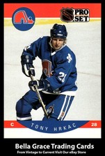 1990-91 Pro Set Tony Hrkac #248 Quebec Nordiques NHL Hockey 