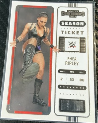 2023 Panini Chronicles WWE Contenders Season Ticket Rhea Ripley #102
