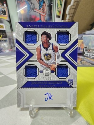 2021-22 Panini Chronicles - Rookie Cornerstones Jonathan Kuminga