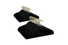 Better Homes & Gardens Non-Slip Velvet Clothes Hangers, 100 Pack, Black