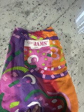 Vintage 1980s Original Jams Surf Shorts Made In Hawaii Med Size 34