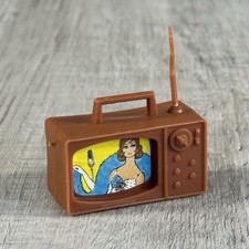Barbie Busy Hands TV Set Barbie Scale Television Vintage Mattel Accessory