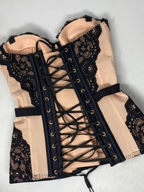 Agent Provocateur Matilda Brown Black Corset AP3 Medium