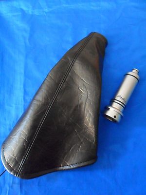 GHIRARDI COMPLETE BLACK LEATHER HANDBRAKE HEADSET AND LEVER