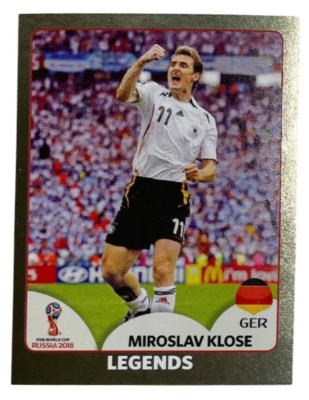 Panini 2018 World Cup Russia # 681 -Legends -KLOSE-Swiss Gold