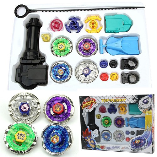 4D Beyblade Top Fusion Metal Master Fight Rapidity Rare Launcher Set Kid Toy New