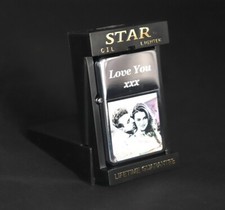 Personalised Polished Chrome Precision Engraved Photo Lighter