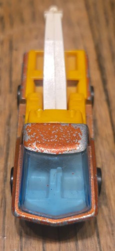 Vintage 1969 Hot Wheels Redline The Heavyweights Tow Truck Orange Hong Kong - Picture 3 of 6