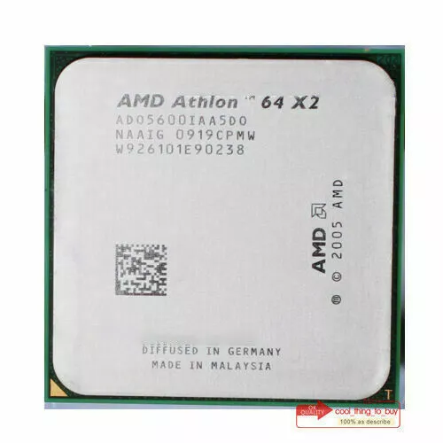 AMD Athlon 64 X2 5600+ 1000 MHz 2.9 GHz Dual-core Socket AM2 CPU Processor  - Image 4 of 4