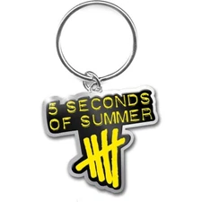 5 seconds of summer metal keyring