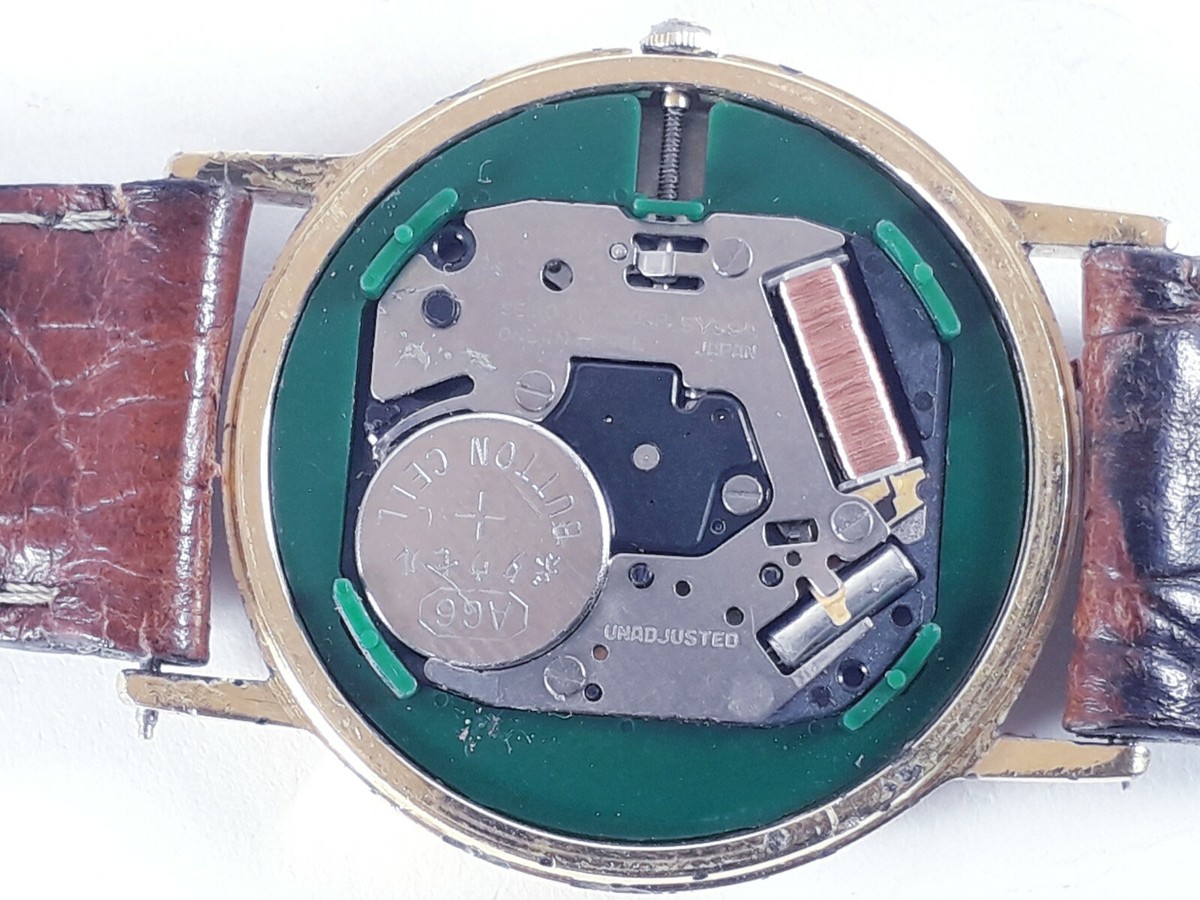 セイコー クォーツ ローマ文字盤 5Y39-7010【新品電池・働品】 2534 VINTAGE SEIKO 5Y39-7010 QUARTEZ DATE GOLD PLATED | eBay