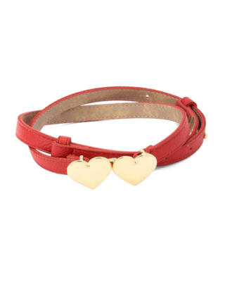 Tralala by liz lisa red heart buckle skinny belt Japan Kawaii | eBay
