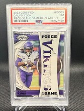 2023 Certified Dalvin Cook Piece of the Game Black 1/1
