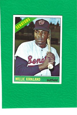 1966 Topps #434 Willie Kirkland EX/MT to NM Senators