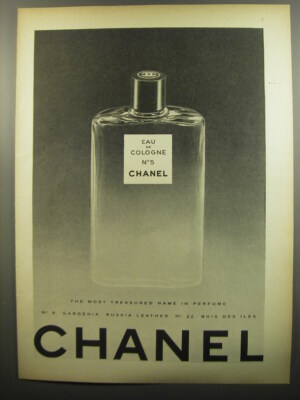1951 Chanel No. 5 Eau de Cologne Ad - The most treasured