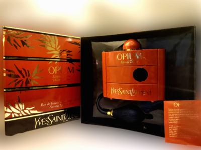 新品未使用 箱付イヴサンローラン オピウム ❦OPIUM,YVES SAINT LAURENT YSL,Edition de Luxe with Bulb atomizer