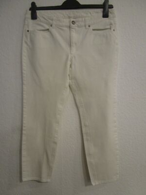 Escada Sport Jeans Hose cropped offwhite Gr.40 (AH77-40)