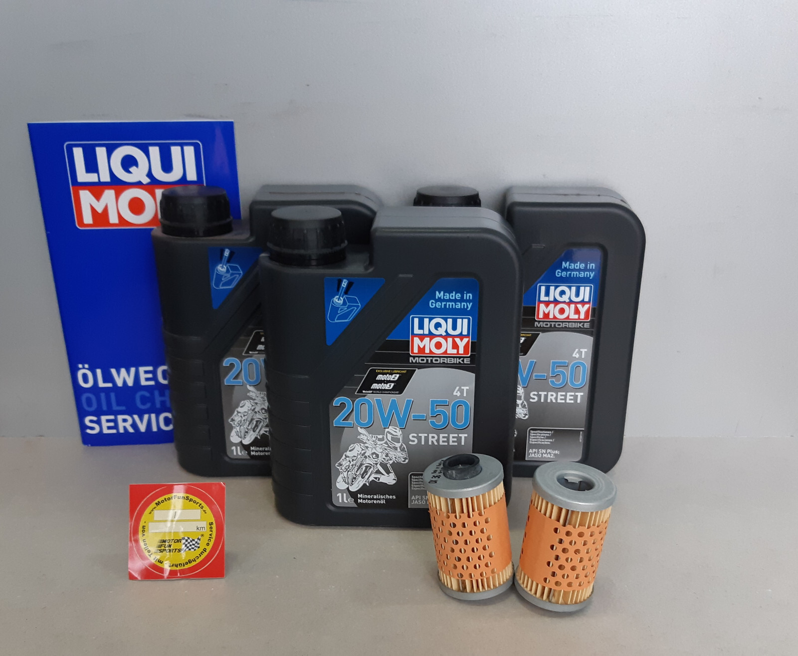 Oil Change Set BMW R 100 GS Engine Oil Oil Filter Liqui Moly