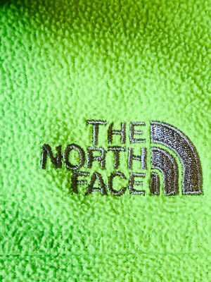 The North Face - Fleece - Boy's Size Medium - Neon Green - Full