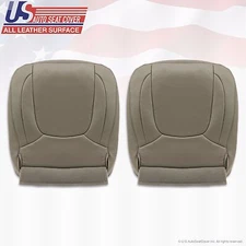 2004 2005 Fits Dodge Ram 2500 Laramie Driver & Passenger Bottom Leather Taupe
