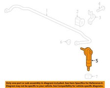 GM OEM 08-17 Equinox Stabilizer Bar Components-Stabilizer Link 15926031