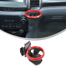 Red For Ford Ranger 2015-2021 Car Dashboard Additional Beverage Cup Holder Moun+
