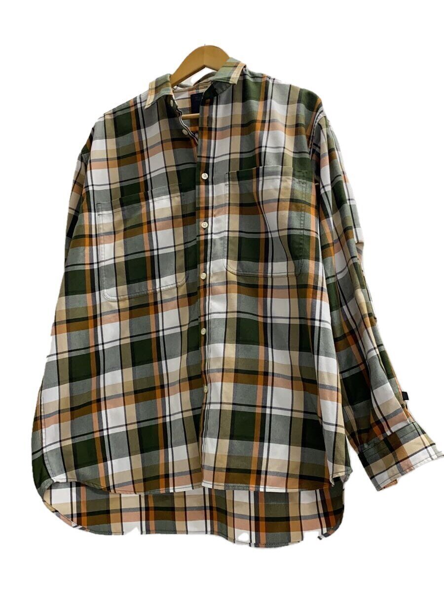 DAIWA PIER39 Tech Work Shirt Frannel Plaids M Polyester Khaki 