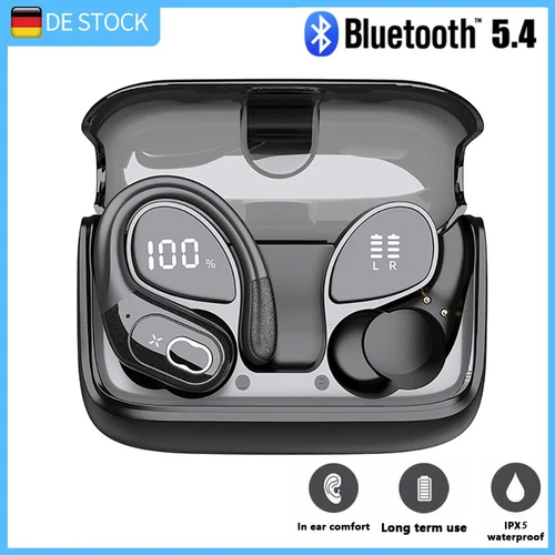 2025 Bluetooth 5.4 Kopfhörer Sport, Kopfhörer Kabellos Bluetooth mit LED-Display - Bild 13 von 14