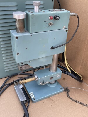 Hughes Aircraft Co. VTA-42 MicroSpot Weld Head W/VTW-31 BMS Welding Power Supply
