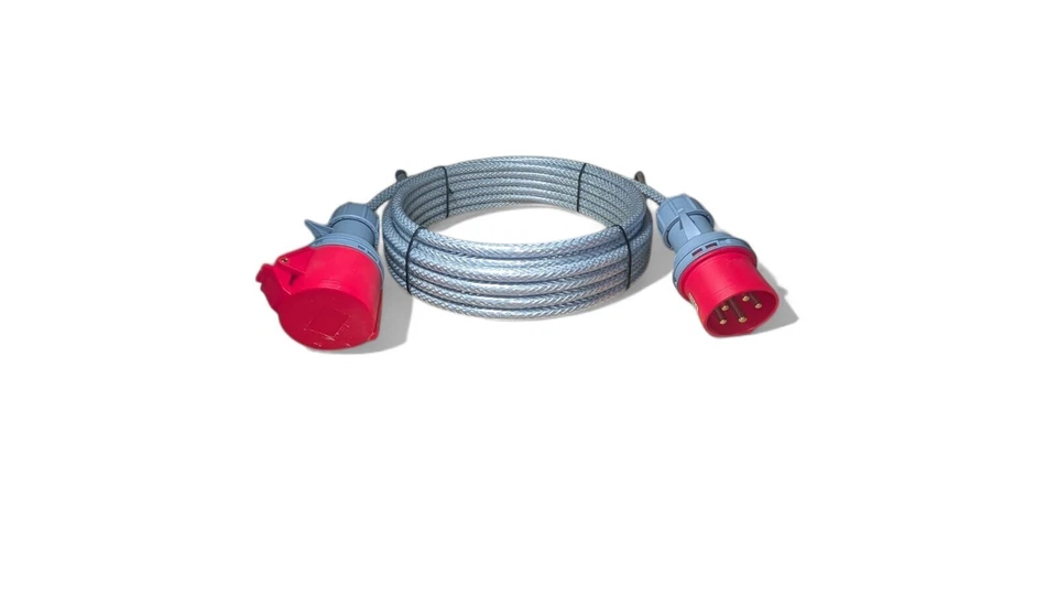3 PHASE EXTENSION LEAD 16A/32A | 4/5 PINS | 415V - IP44 - SY ARMOURED CABLE! - Image 4 of 4