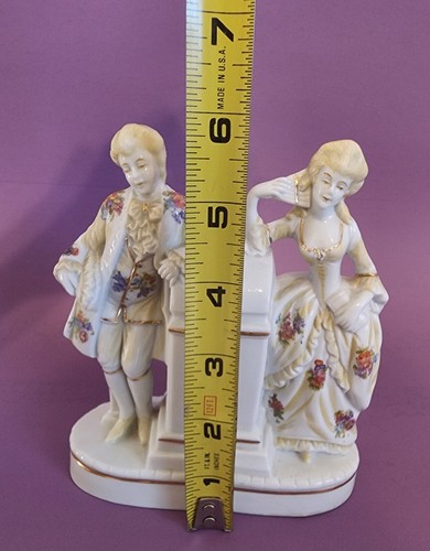 ERPhila Germany Man And Women Porcelain Bookends.  - Picture 9 of 12