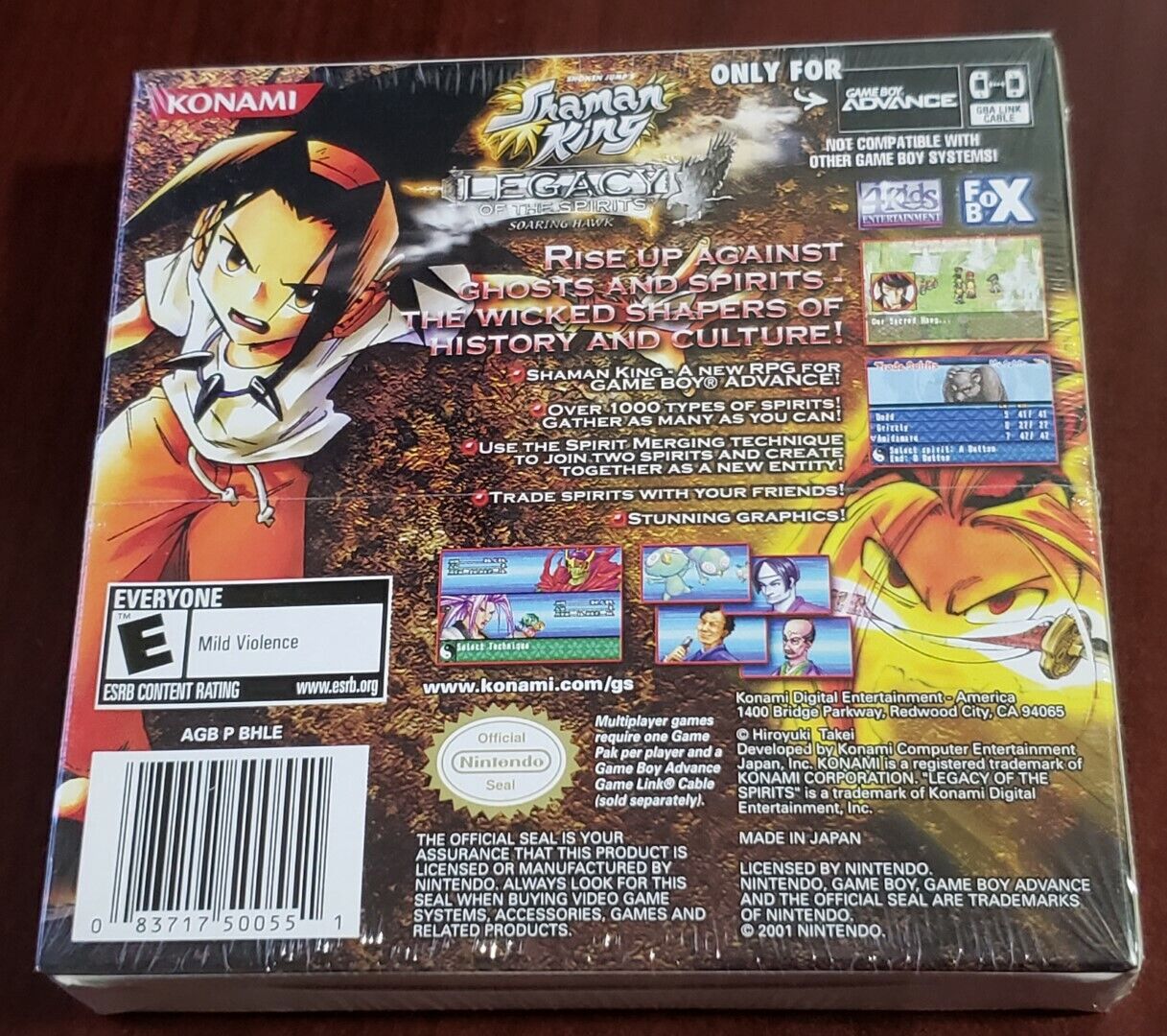 Shaman King Legacy Of The Spirits Soaring Hawk - Gba no Shoptime