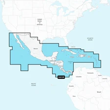 Navionics+ Map NASA010R Central America Caribbean microSD/SD 010-C1459-30