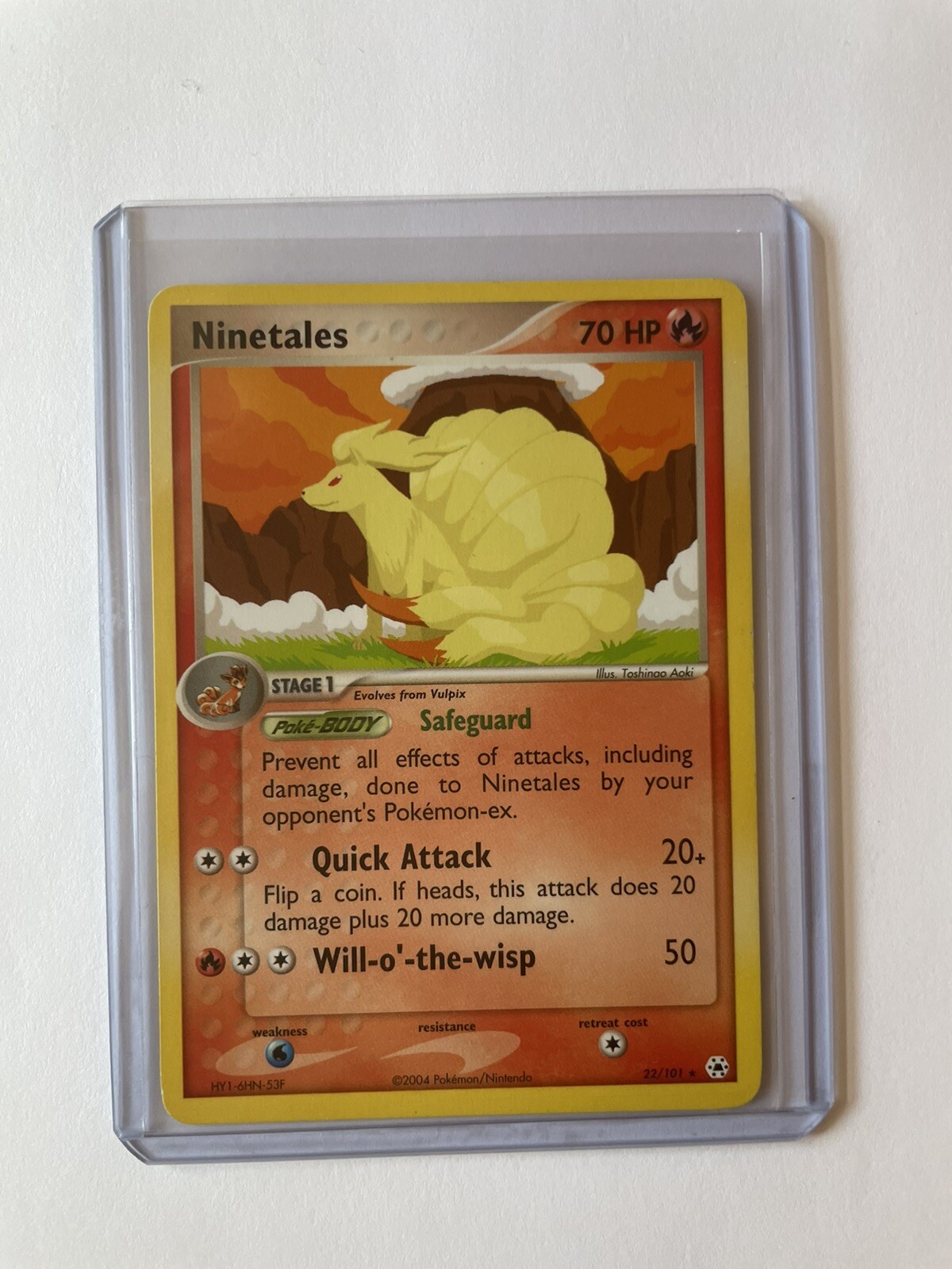 Pokémon TCG Ninetales EX Hidden Legends 22/101 Regular Rare M/NM