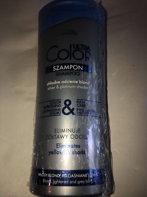 Joanna PURPLE SHAMPOO Toning Platinum For BLONDE, GRAY, SILVER HAIR 6.8fl New