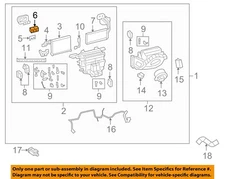 GM OEM 08-17 Caprice Evaporator Heater Components-Expansion Valve 92269228