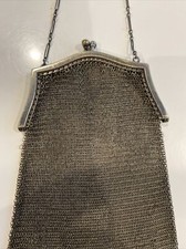 Antique silver plate mesh purse. Beautiful  