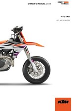 KTM Owners Manual Book Guide 2024 450 SMR