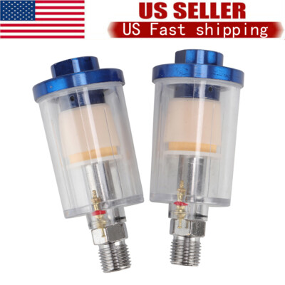 #ad #ad 2PCS Water Oil Separator1 4quot; NPT Inlet and Outlet FilterSpray Gun Air $5.75