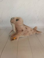 Steiff Plush Robby Seal 1175/14 Button Tag