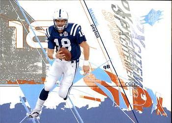 Peyton Manning 2003 SPx Football - #109 - Indianapolis Colts