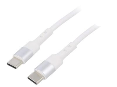 AK-USB-39 Kabel USB 2.0 USB C-Stecker,beiderseitig vernickelt 0,5m AKYGA