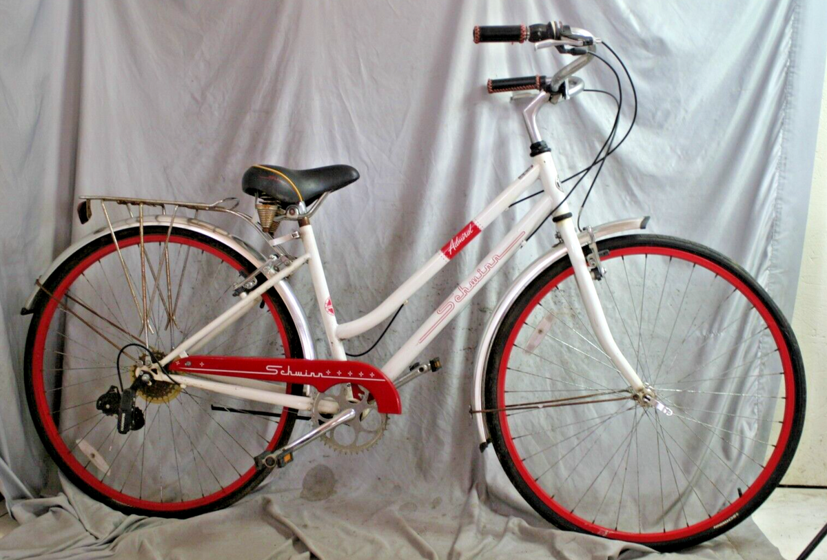 2010 Schwinn Admiral Cruiser Bike Small Speed Steel Shimano USA  Shipper!