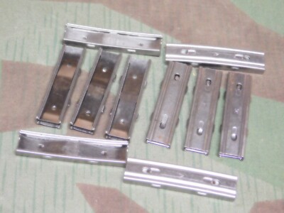 Swedish Mauser M96, M38, AG42 Stripper Clips Lot of 10. New.