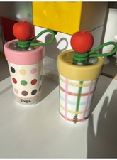Tagi i Imagine an apple Large capacity straw stainless steel water cup